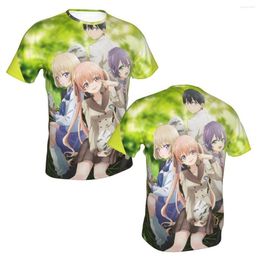 Men's Casual Shirts Kakkou No Iinazuke A Couple Of Cuckoos Fiancee T Shirt Cosplay Anime Men Kawaii Japanese Customized Tshir201f