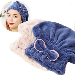 Bath Accessory Set 2PC Microfiber Hair Drying Caps Extrame Soft & Ultra Absorbent Fast Turban Wrap Towels Shower Cap For Girls And Wo