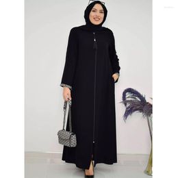 Ethnic Clothing Abaya Dubai Turkey Muslim Fashion Hijab Dress Kaftan Islam Maxi Dresses For Women Vestido Robe Musulman De ModeF562