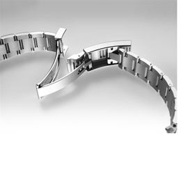 20mm band adjust Glidelock stainless steel high quality watch fold clasp bracelet for 116610 series sub watches watchmaker accesso275i