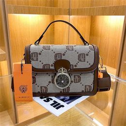 50% off clearance sale 2023 Summer New Live Season Comes and Goes One Shoulder Oblique Cross Handle Carrying Small Square Women's Bag model 542