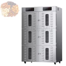 220V Electric Food Dehydrator Machine 60/90 Layers Meat Tea Vegetable Fruit Dryer Fish Drying Machine