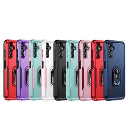 Commuter 2 In 1 Military Cases Hybrid Armour Ring Stand Shockproof For Samsung S10 S20 S21 FE S22 Plus S23 Ultra A14 A24 A54 A03S A04S A13 A33 A53 A73 A12 A22 A32 A42 A52 A72