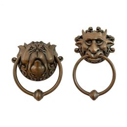 Christmas Decorations Door Knockers Dragon Wall Hanging Handle Decor Face Labyrinth Knocker Decoration 230915