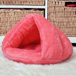 Dog Cat Pet Beds Cotton Teddy Rabbit Bed House Snow Rena Dog Basket For Small Medium Dog Soft Warm Puppy Beds House 201124260T