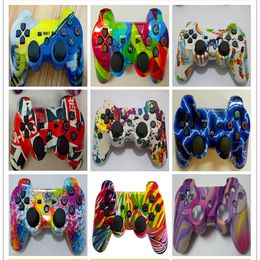 New style Wireless Bluetooth Controller Gamepad 10 Colours For PS3 Vibration Joystick Game pad GameHandle Controllers Play Station With Retail Box