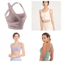 Latest Fashion Hot-selling Womens Butterluxe Y-Back Racerback Sports Bra - Spaghetti Thin Straps Scoop Neck Athletic Padded Yoga Bra