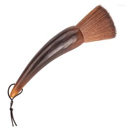 Tea Brushes 1Pc Chinese Style Ox Horn Large Size Brush Home Portable Pot Maintenance Ceremony Professional Accessories