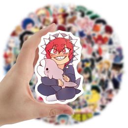 Waterproof sticker 50 100 Pcs Anime Stickers My Hero Academia Japanese Cartoon Vinyl Decals for Laptop Pad Skateboard Boku No Hero255G