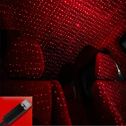 Car Roof Star Interior Light Mini LED Atmosphere Starry Laser Ambient Projector Lights USB Auto Decoration Night Galaxy Lamp