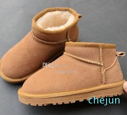 Brand Children Girls Mini snow boots Winter Warm Kids Children's Plush Warm Shoes