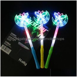 Other Festive Party Supplies Sparklebrite Led Flashing Light Stick - Butterfly Snowflake Design Unique Gift For Concerts Parties Speci Dh70L