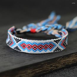 Charm Bracelets Boho Hand Braided Nepal Bracelet Ethnic Adjustable Braslet For Women Men Friend Armband Warp Jewellery