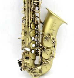 High grade China made Eastern music antique color alto saxophone w/case on sale 00