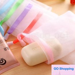 Top Soap Bag Foam Mesh Soaped Glove for Foaming Cleaning Bath Soap Net Bathroom Cleaning Gloves Mesh Bath Sponges Tools