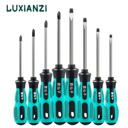 Screwdrivers LUXIANZI 8PCS Precision Screwdriver Set Cross-Shaped Magnetic Bit Home Multi-function Mobile Phone Repair Hand Tools Kit 230914