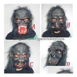 Party Masks Eco-Latex Animal Mask Festive Headgear For Halloween Christmas Carnivals Drop Delivery Home Garden Supplies Dhhcs