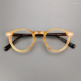 Sunglasses Frames Gregory Peck Glasses Frame OV5186 Vintage Retro Small Round Optical Oval Spectacle Reading Myopia Eyeglasses For Men Women