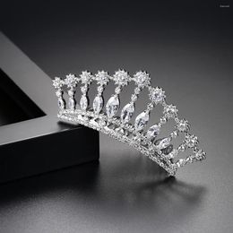 Hair Clips Korean Fashion Zircon Crown Women's Accessories Factory Wholesale Gift Barrettes