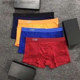 Underpants 3pcs/lot Mens Underwear Underpants Boxer Shorts Modal Sexy Gay Male Ceuca Boxers High Quality Breathable New Mesh Man Underwear M-XXL L230915