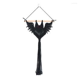 Tapestries Planter Holder For Wall Macrame Hand Woven Flower Pot Bat Hangers Doorway Living Room Net