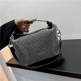 Cheap 80% Off Fashion Inlaid Women's 2023 New High Quality Sparkling Chain Single Shoulder Crossbody Small Square Bag code 899