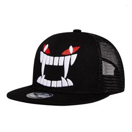 Ball Caps Men Cap Snapback Summer Sun Beach Dad Hat Flat Bill Breathable Black Adjustable Hiphop Sports Accessory For Teenagers
