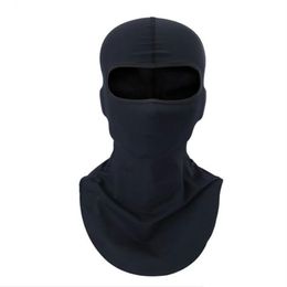 black Motorcycle Balaclava Sports Biker Motorbike Neck Warmer Sun-protection Headwear Full Face Mask Headgear 260A