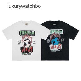 Fashion Mens Brand Sweaters t-shirts Dept Men's T-shirts Galleryss 2022 Wash Summer Used Graffiti Print and Women's Casual Short Sleeve T- TIEU