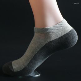 Men's Socks Brand 2 Pairs/Lot Men Mesh Colour Combed Cotton Short Male Thin Low Cut Calze Tube Summer Sneaker Meias