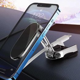 New Magnetic Car Phone Holder 360 Rotation Magnet Mobile Cell Phone Mount GPS Support for iPhone 13 12 Xiaomi Huawei Samsung292u