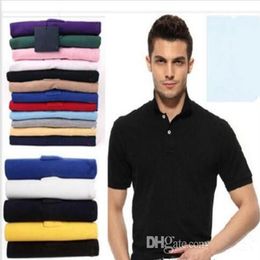 Spring Luxury Italy Men T-Shirt Designer Polo Shirts High Street Embroidery small horse crocodile Printing Clothing Mens Brand Pol293C