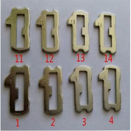 COPPER Car Lock Reed HU66 Plate For AUDI VW Volkswagen Plate NO 1 2 3 4 11 12 13 14 Each 25PCS For VW Lock Repair Kits245P