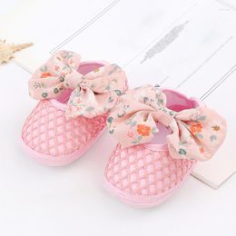 First Walkers Fashionable Autumn Infant Girls Princess Shoes For Baby Learning Walking Sweet Toddler Crib With Soft Sole 0-12 Months