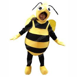 Costumegin Bee Halloween Mascot Clothing walking cartoon Apparel Halloween Christmas Birthday party