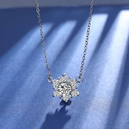 Designer jewelry Live broadcast minority full diamond flower sunflower Necklace women's net red same ring imitation simple Earring Set
