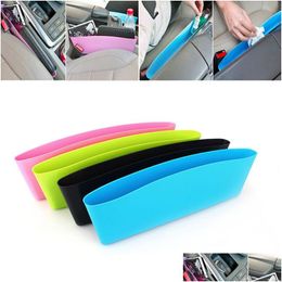 Car Organiser Storage Box For Mobile Phone Key Kits Leak-Proof Stowing Bins Bag Seat Filler Trash Drop Delivery Automobiles Motorcycle Dhza0