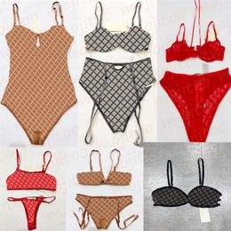 Embroidered Letter Women Underwear Sexy Push Up Bra Briefs See Through Lace Womens Bodysuit Lingerie244P