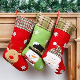 Noel Dekorasyonları Hediye Çorapları Noel Çoraplar Şeker Çantaları Noel Baba Kardan Adam Noel Çorap Hediye Çantası P92