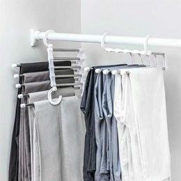 Taşınabilir Giysiler Askı Çok Fonksiyonlu Pantolon Raf Paslanmaz Çelik Pantolon Tutucu Giysi Depolama Çubuğu White230g