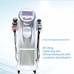 High-tech Cavitation Slimming Fat Cell Blasting Cellulite Reduce Machine RF Skin Improvement 7 Handles Multifunctional Beauty Salon