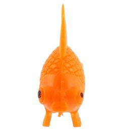 Aquarium Orange Plastic Goldfish Ornament Aquarium Decoration 10 pcs270W