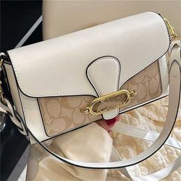 Underarm Light Luxury Square 2023 New High Appearance Contrast Colour Small Design One Shoulder Crossbody Bag Tide code99