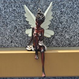 Decorative Objects Figurines BUF-Fairy Resin Angel Figurine for Home Decoration Tudoturek Fairy Garden Ornament Kawaii Room Decor 230914