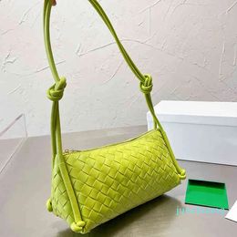 Designer -shoulder bag woven bag fashion women shopping handbag luxury leather messenger Solid Colour