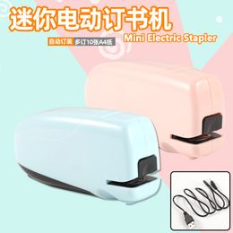 Staplers Electric Stapler Stationery Automatic Rechargeable Electric Cordless 26/6 School Paper Stapler Office Stationery 230914
