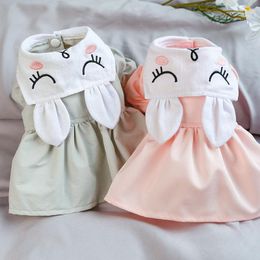 Dog Apparel Fashion Pet Girl Clothes Spring And Summer Dresses Princess Skirt Cat Costumes Vestidos Para Perritas