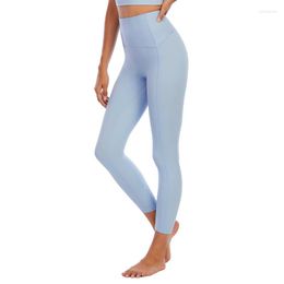 Active Pants Lu Logo With Gym Sporty Leggings Women Push Up Yoga High Waist No Front Seam Laides Tights Sportswear Woman Fitness T