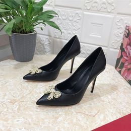 Crystal Toe High Heels Patent leather Sandals Sexy Black Slingback Wedding Shoes Women's Party Shoes Banquet Bridal Shoes