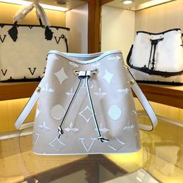 Shoulder Bag Handbag Designer Bag embroidery NeoNoe MM Bucket Bag Cross Body tote bag designer clutch purse handle Drawstring Bags purses crossbody luis bag dhgate